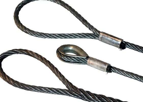 Eslingas de cable de acero Eslingas de cable de acero